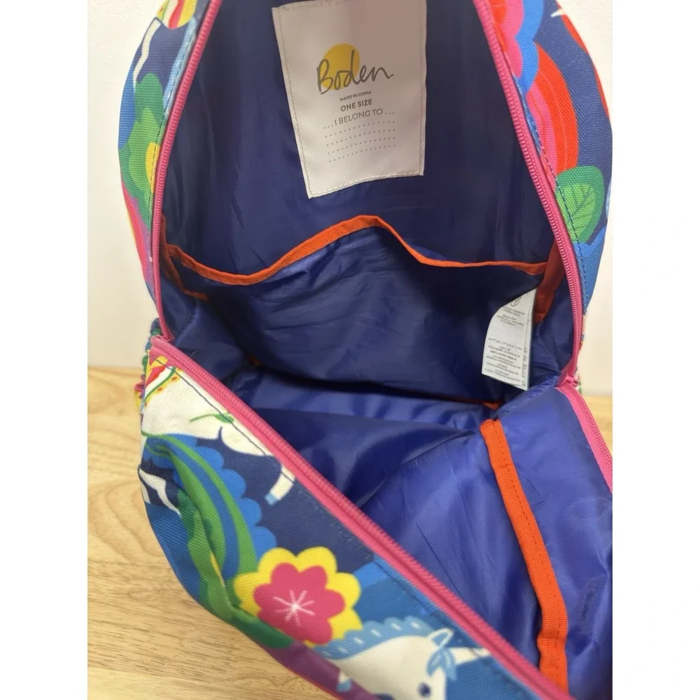 Mini Boden bright unicorn